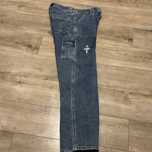 SO Relaxed Fit Distressed Blue Jeans - Picture 10 of 12